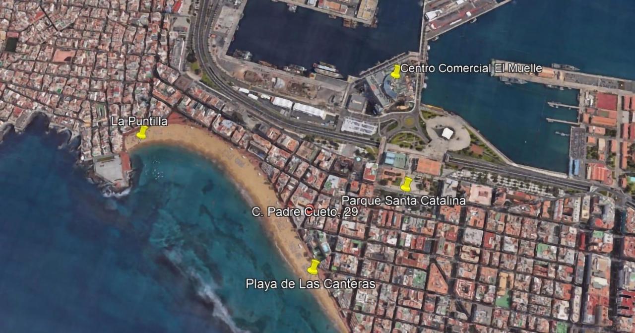 Flatguest Blue Sea - Canteras Beach - Balcony Las Palmas de Gran Canaria Luaran gambar